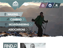 Tablet Screenshot of mountain-training.org
